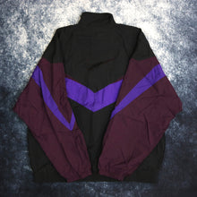 Load image into Gallery viewer, Vintage Black &amp; Purple Nike Windbreaker Jacket
