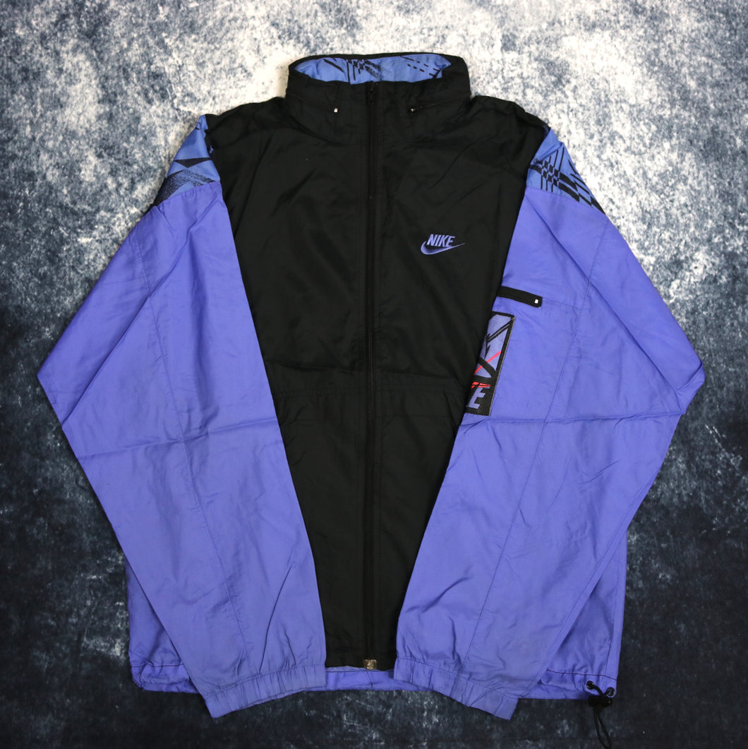 Vintage Black & Purple Nike Windbreaker Jacket
