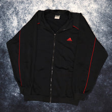Load image into Gallery viewer, Vintage Black &amp; Red Adidas Track Jacket | 3XL

