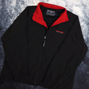 Vintage Black & Red Ralph Lauren Polo Sport Windbreaker Jacket | XL