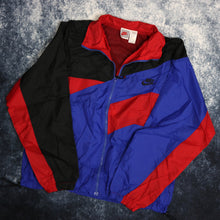 Load image into Gallery viewer, Vintage Black, Red &amp; Blue Nike Windbreaker Jacket
