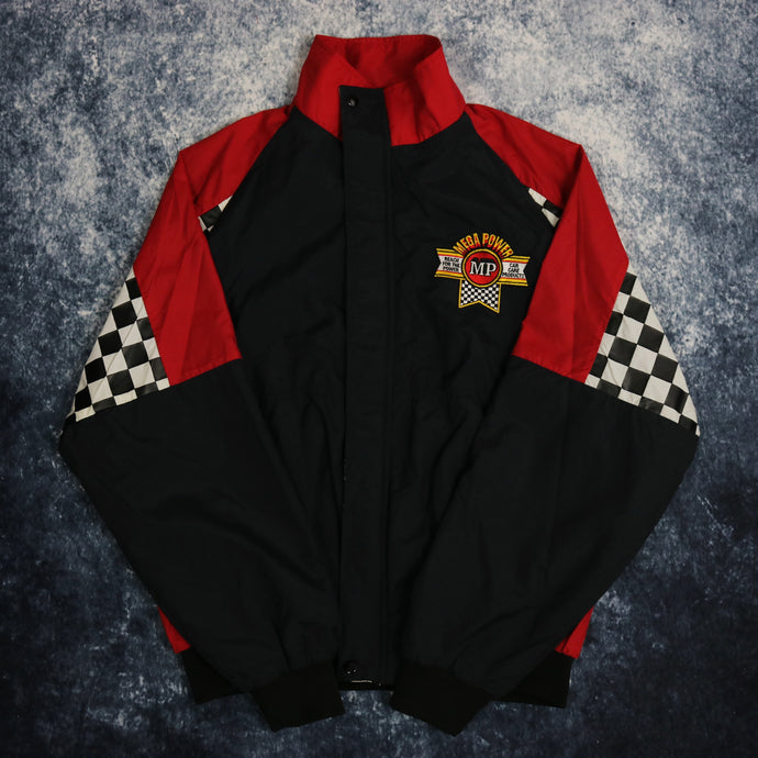 Vintage Black, Red & White Racing Jacket