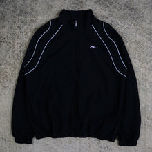 Load image into Gallery viewer, Vintage Black &amp; White Nike Windbreaker Jacket
