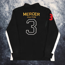 Load image into Gallery viewer, Vintage Black &amp; White Ralph Lauren Mercer Polo Team Sweatshirt | Medium
