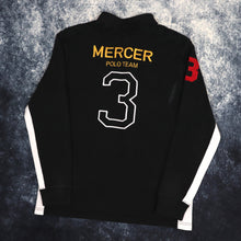 Load image into Gallery viewer, Vintage Black &amp; White Ralph Lauren Mercer Polo Team Sweatshirt | Medium
