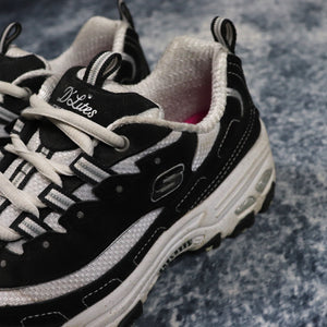 Vintage Black & White Skechers D'Lites Trainers | Size 2