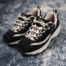 Load image into Gallery viewer, Vintage Black &amp; White Skechers D&#39;Lites Trainers | Size 2
