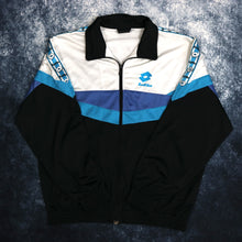 Load image into Gallery viewer, Vintage Black, White, Purple &amp; Teal Lotto Track Jacket | XXL
