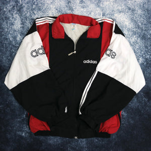 Red white and black adidas jacket clearance