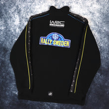 Load image into Gallery viewer, Vintage Black &amp; Yellow World Rally Championship Sweden Fleece Jacket | Large
