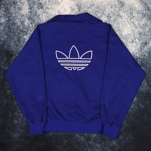 Vintage Blue Adidas Trefoil Training Sweatshirt | XS