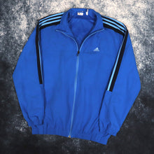 Load image into Gallery viewer, Vintage Blue Adidas Windbreaker Jacket | Large
