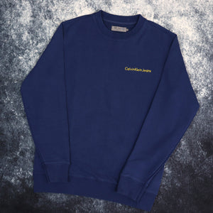 Vintage Blue Calvin Klein Jeans Sweatshirt | Small