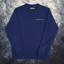 Load image into Gallery viewer, Vintage Blue Calvin Klein Jeans Sweatshirt | Small
