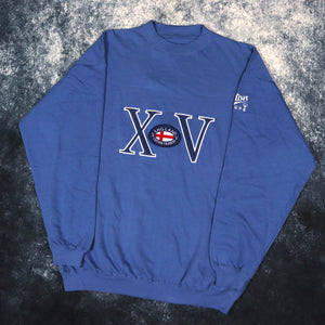 Vintage Blue Cotton Traders England Sweatshirt | XL