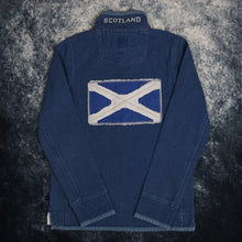 Load image into Gallery viewer, Vintage Blue Fat Face Scotland Denim 1/4 Zip Sweatshirt
