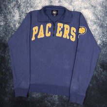 Load image into Gallery viewer, Vintage Blue Indiana Pacers 1/4 Zip Sweatshirt | Large
