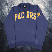 Load image into Gallery viewer, Vintage Blue Indiana Pacers 1/4 Zip Sweatshirt | Large
