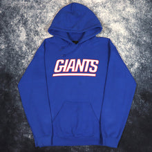 Load image into Gallery viewer, Vintage Blue New York Giants Spell Out Hoodie | Small
