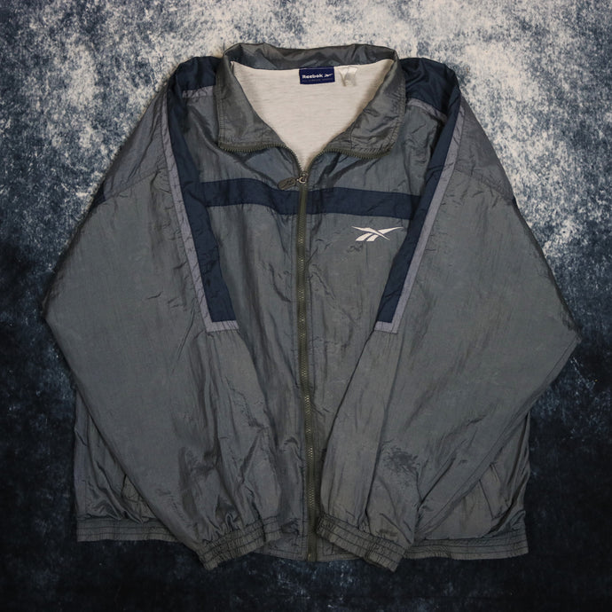 Vintage Blue Reebok Windbreaker Jacket
