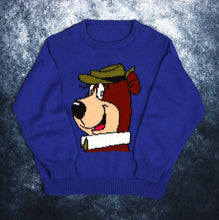 Load image into Gallery viewer, Vintage Blue Yogi Bear Jumper | Large
