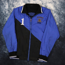 Load image into Gallery viewer, Vintage Blue &amp; Black Diesel Army Polo Team Bomber Jacket | Large
