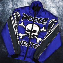Load image into Gallery viewer, Vintage Blue &amp; Black Poole Pirates Wulfsport Racing Jacket | XL
