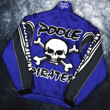 Load image into Gallery viewer, Vintage Blue &amp; Black Poole Pirates Wulfsport Racing Jacket | XL
