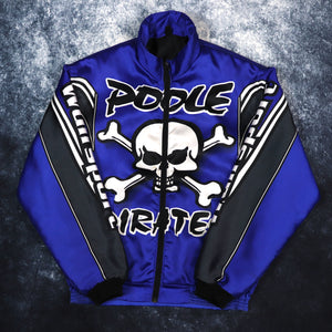 Vintage Blue & Black Poole Pirates Wulfsport Racing Jacket | XL