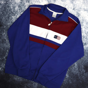 Vintage 90's Blue Nike USA Track Jacket | Small