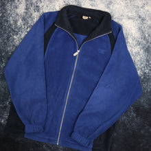 Load image into Gallery viewer, Vintage Blue &amp; Navy Cotton Traders Fleece Jacket

