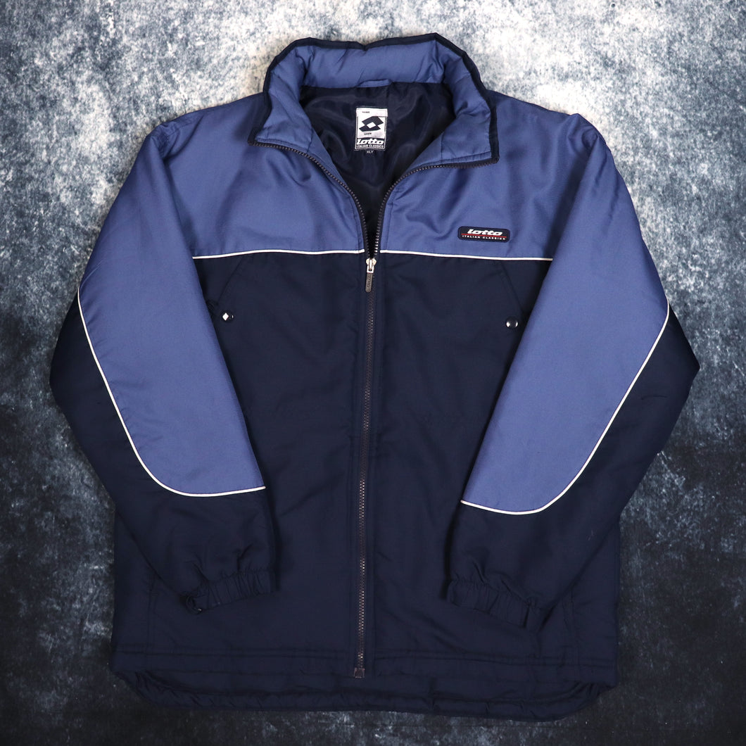 Vintage Blue & Navy Lotto Jacket | Large