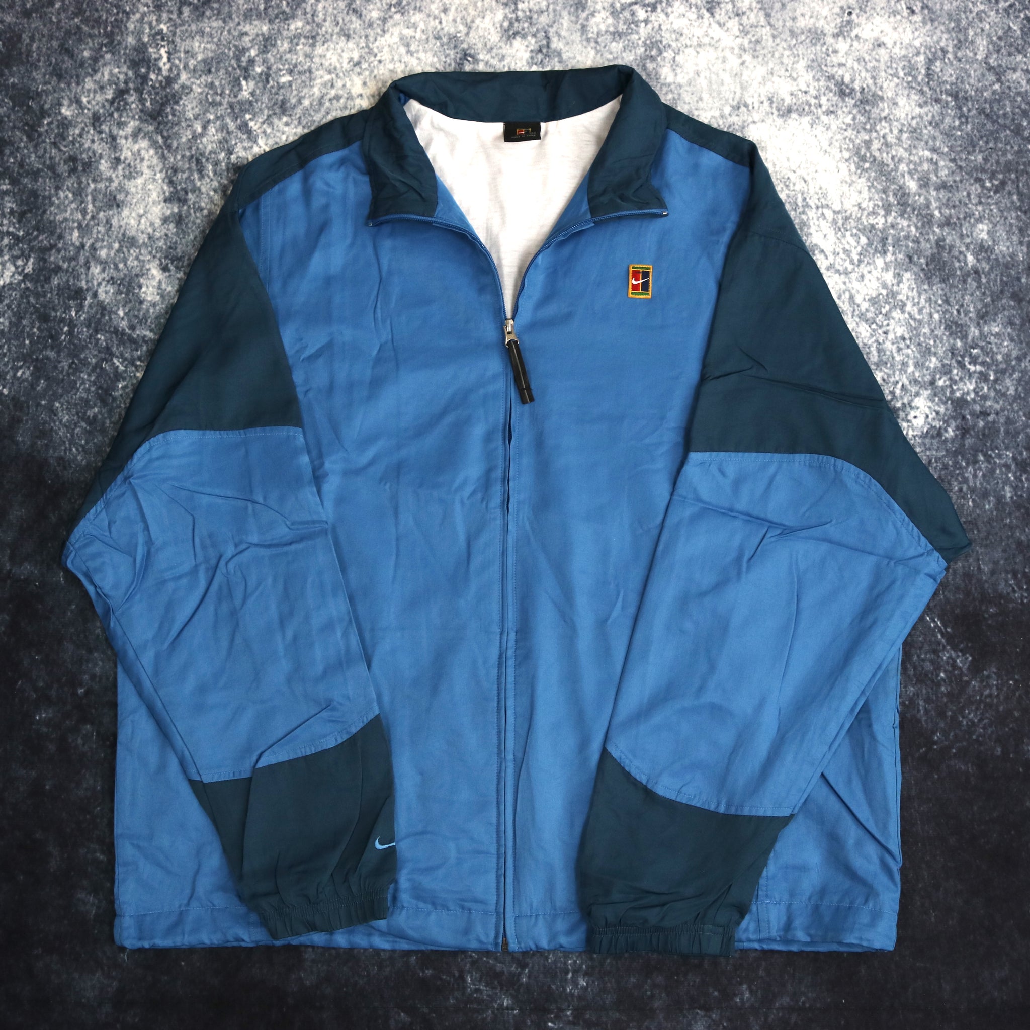 Vintage Blue Navy Nike Windbreaker Jacket 3XL