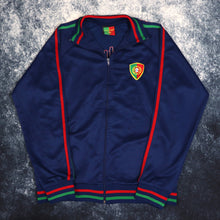 Load image into Gallery viewer, Vintage Blue, Red &amp; Green Portugal Track Jacket | Small
