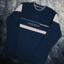 Load image into Gallery viewer, Vintage Blue &amp; White Shining Sweatshirt
