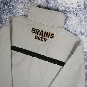 Vintage Brains Beer 1/4 Zip Fleece