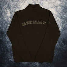 Load image into Gallery viewer, Vintage Brown Caterpillar High Neck Jumper
