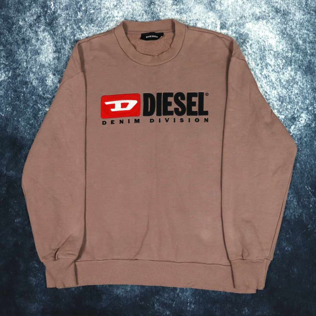Vintage Brown Diesel Sweatshirt | Large