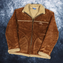 Load image into Gallery viewer, Vintage 90s Brown Kangaroo Poo Sherpa Lined Suede Jacket | Medium

