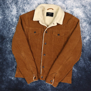 Vintage Brown Sherpa Lined Corduroy Jacket | Medium