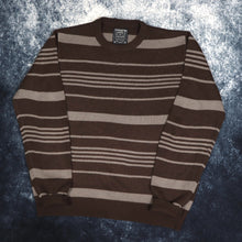 Load image into Gallery viewer, Vintage Brown Striped Jumper | Large
