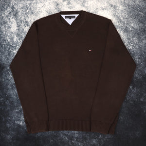 Vintage Brown Tommy Hilfiger Jumper | XL