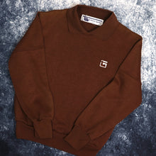 Load image into Gallery viewer, Vintage Brown Trakman Sports Collared Sweatshirt | Size 6

