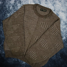 Load image into Gallery viewer, Vintage Brown Wolsey Grandad Jumper
