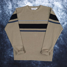 Load image into Gallery viewer, Vintage Brown &amp; Blue Striped Rapid Fire Jumper | Medium
