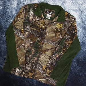 Vintage Brown & Green Realtree Fleece Jacket | XL