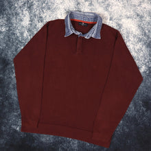 Load image into Gallery viewer, Vintage Burgundy Collared Jumper | Medium
