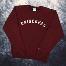 Load image into Gallery viewer, Vintage Burgundy Episcopal Champion Sweatshirt | XS
