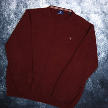 Load image into Gallery viewer, Vintage Burgundy Gant Jumper
