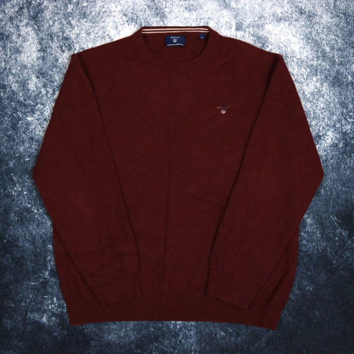 Vintage Burgundy Gant Jumper